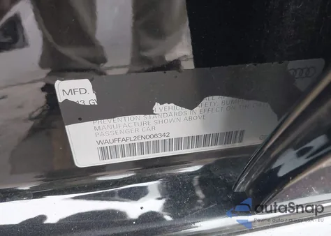 2014 Audi A4 2.0T Premium z USA, uszkodzony, nr VIN WAUFFAFL2EN006342